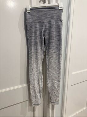 lululemon athletica Gray Heathered High-Rise Leggings